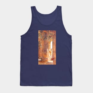 In The Temple Of Ramses III, Medinet Habu in Egypt Tank Top